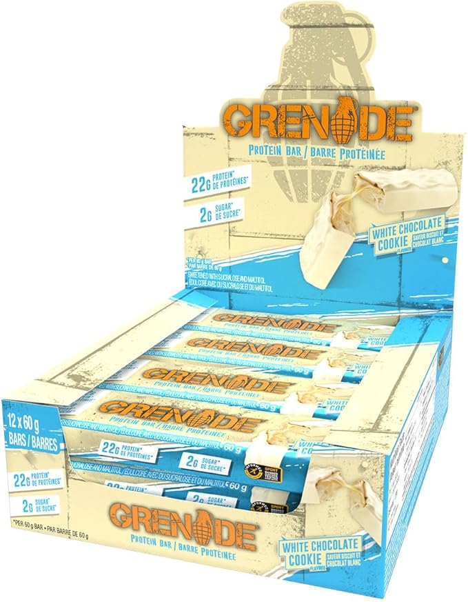 Grenade White Chocolate Cookie 60G 12CT